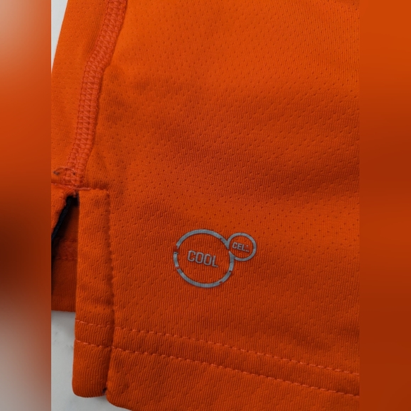 Puma Sport Golf Orange Polo Shirt Adult Men's Size Large L Cool Cell - Picture 4 of 5